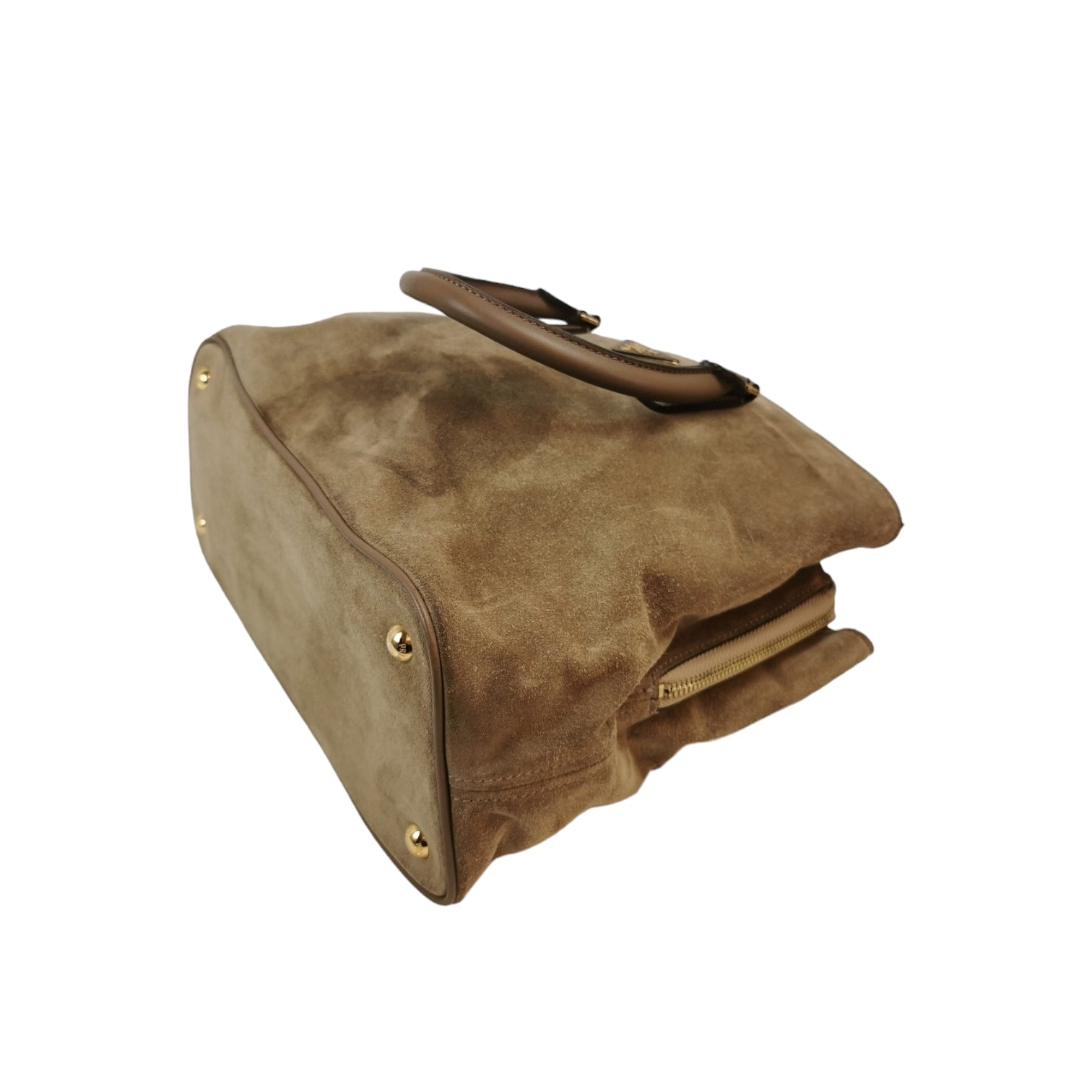 Prada Tote bag Brown Suede