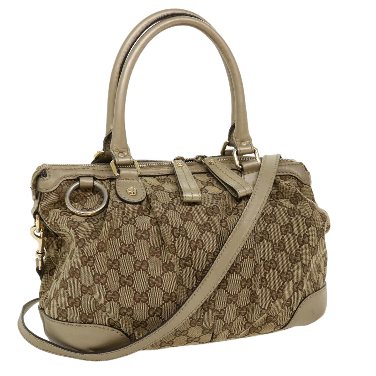 Gucci Canvas Shoulder Bag