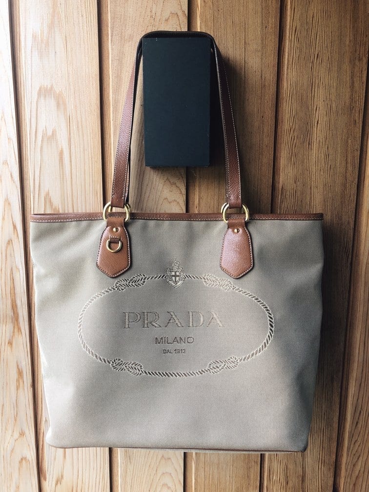 Prada Canvas Tote