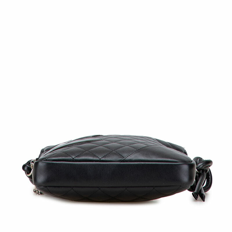 Chanel Cambon Line Calfskin Patent Leather Shoulder Bag