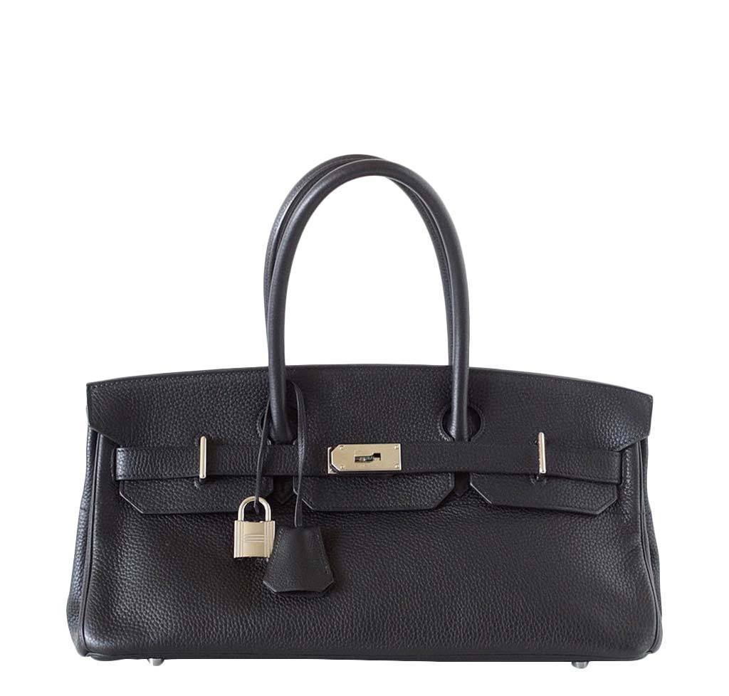 HermesBirkin JPG Shoulder Bag Black