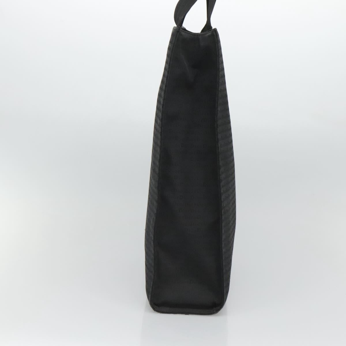 Christian Dior Tote Canvas Black Canvas Tote Bag Bag  