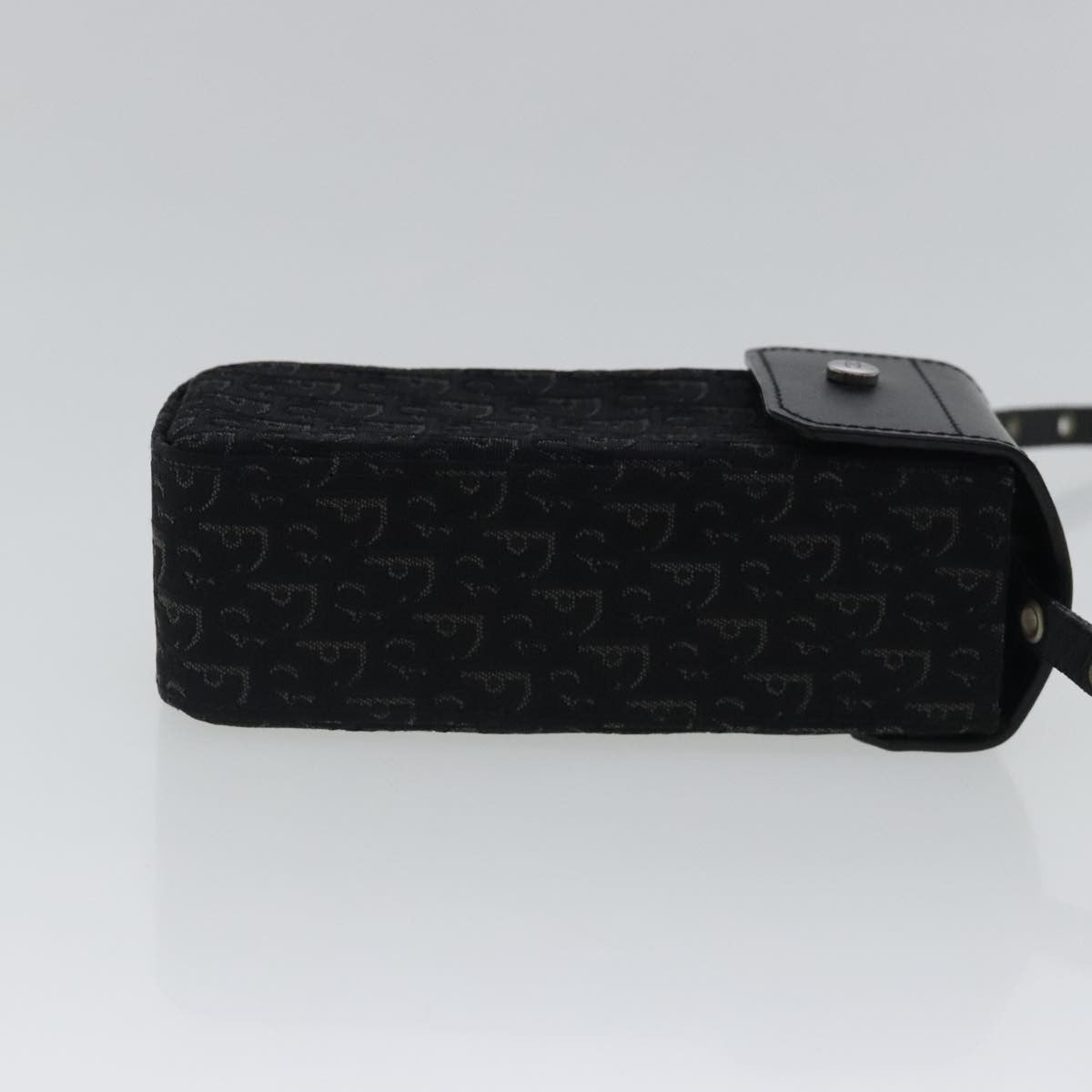 Christian Dior Trotter Pouch Diorissimo Canvas Black Canvas Clutche & Pouche Bag  