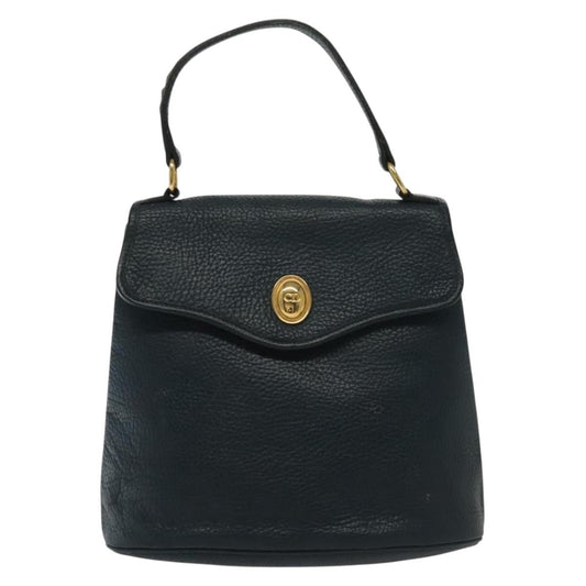 Christian Dior Handbag Leather Navy Leather Handbag  