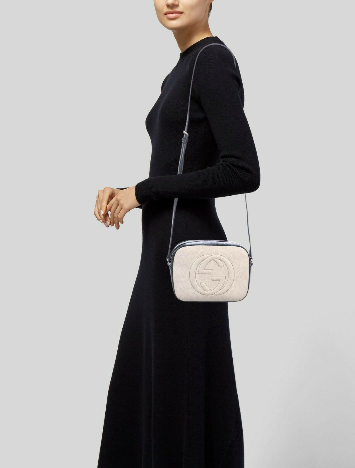 Gucci Monogram Leather Crossbody