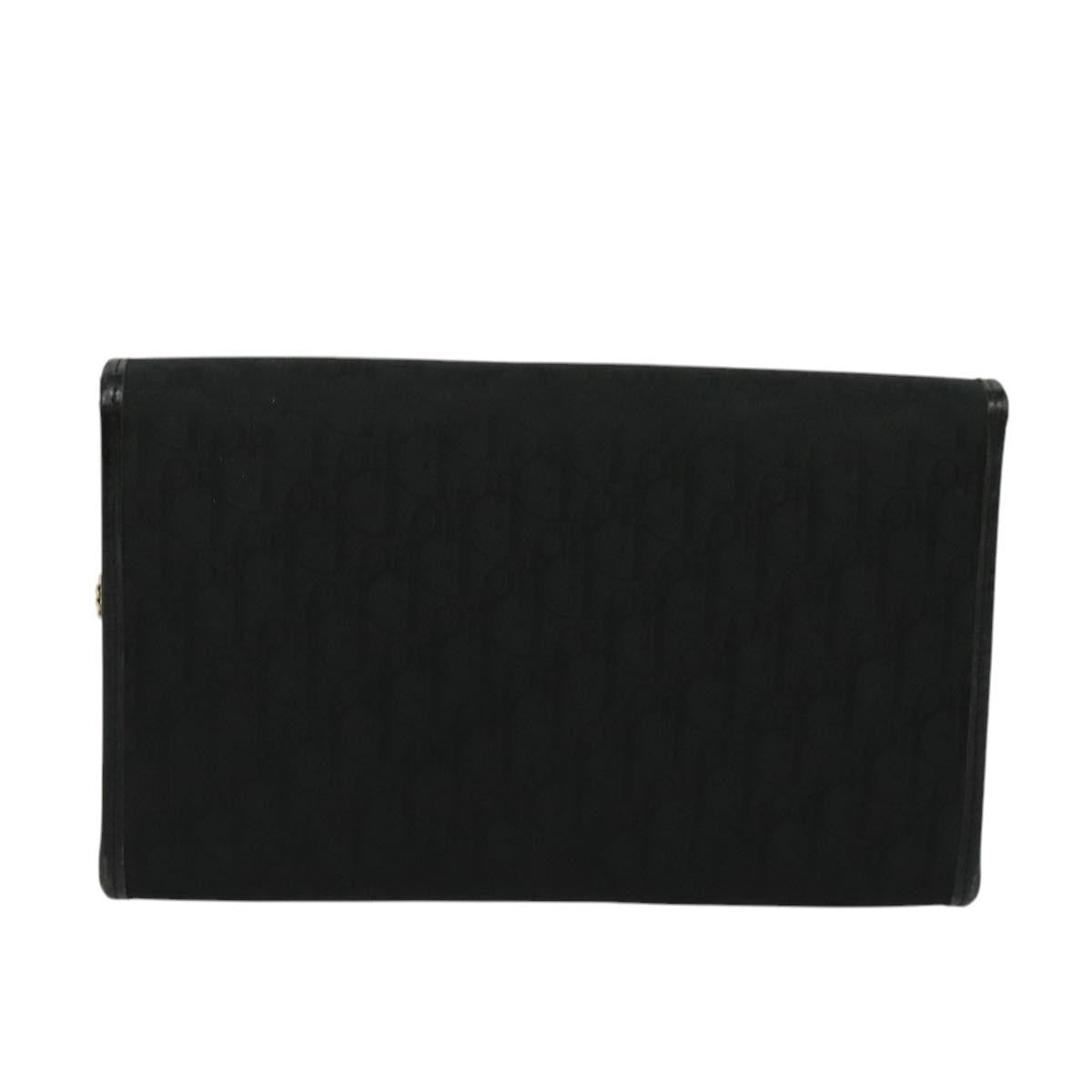 Christian Dior Trotter Crossbody Bag Canvas Black Canvas Shoulder Bag Bag  