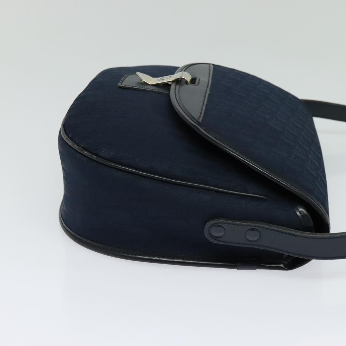 Christian Dior Trotter Shoulder Bag Canvas Navy Canvas Shoulder Bag Bag  