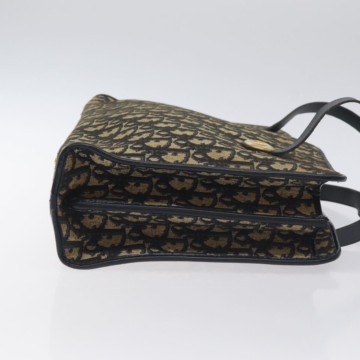 Christian Dior Trotter Shoulder Bag Canvas Navy Canvas Shoulder Bag Bag  