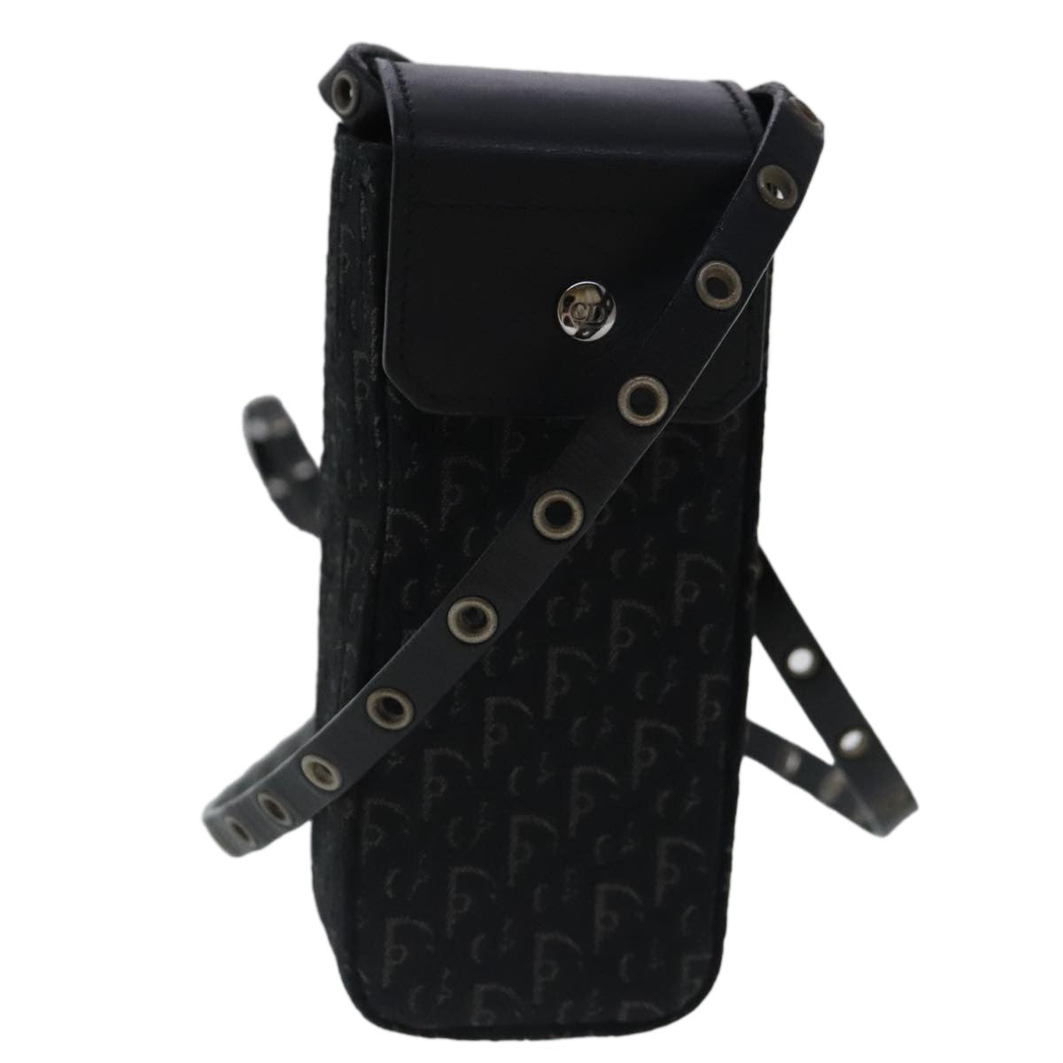 Christian Dior Trotter Pouch Diorissimo Canvas Black Canvas Clutche & Pouche Bag  