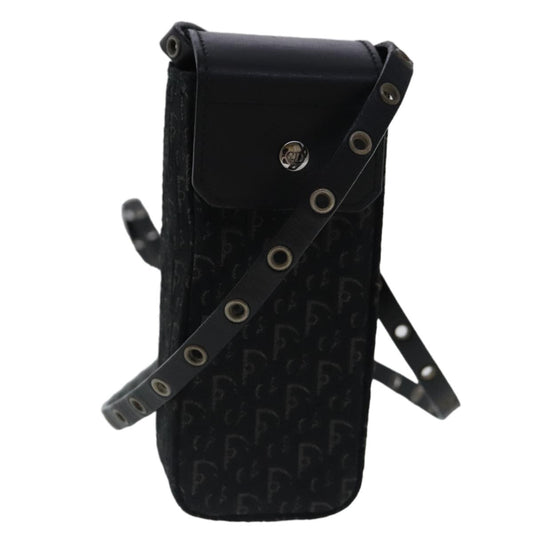 Christian Dior Trotter Pouch Diorissimo Canvas Black Canvas Clutche & Pouche Bag  