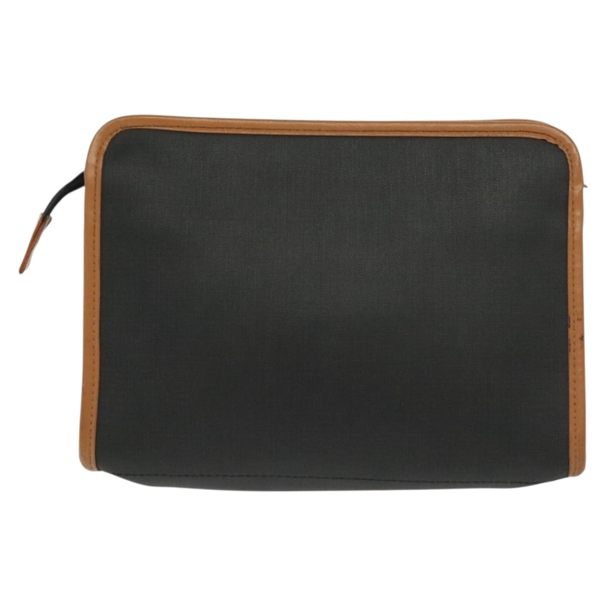 Christian Dior Homme Zip Around Pouch Leather Black Pvc Clutche & Pouche Bag  