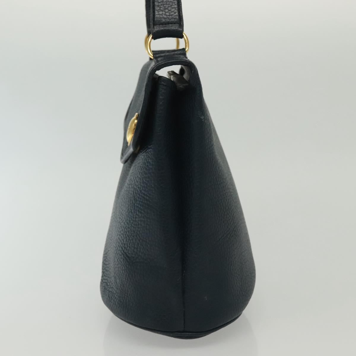 Christian Dior Handbag Leather Navy Leather Handbag  