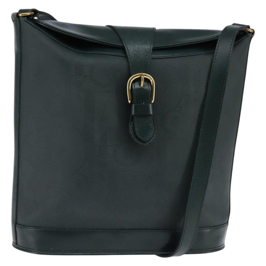 Christian Dior Trotter Crossbody Bag Canvas Green Canvas Shoulder Bag Bag  