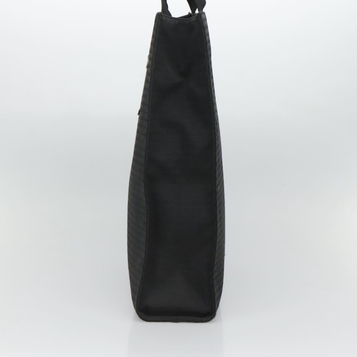 Christian Dior Tote Canvas Black Canvas Tote Bag Bag  