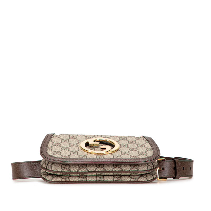 Gucci Blondie GG Supreme PVC Leather Belt Bag