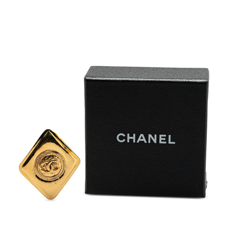 Chanel Gold Plated Coco Mark Brooch Classic Flap Tote