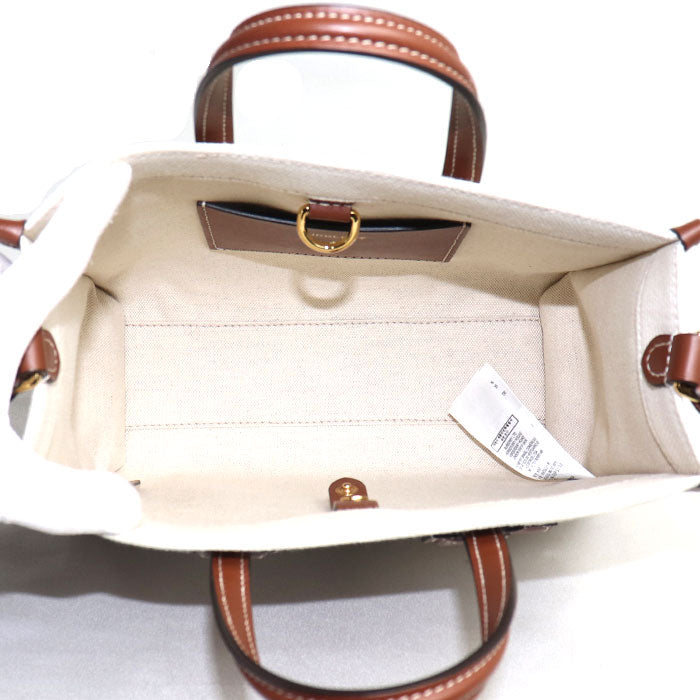 Burberry Mini Freya 2Way Tote Bag Brown