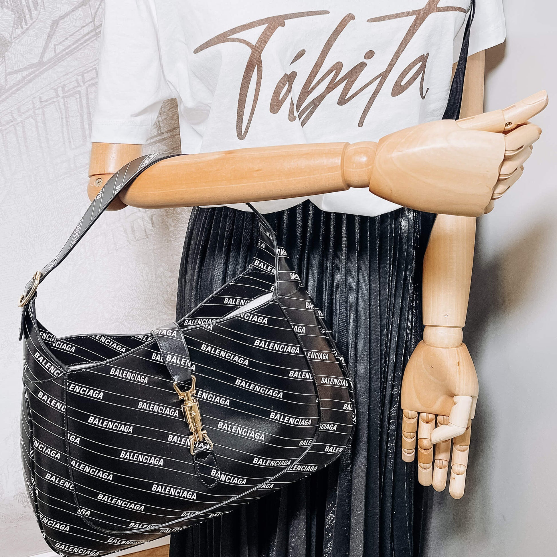 Gucci Jackie Black Leather Handbag