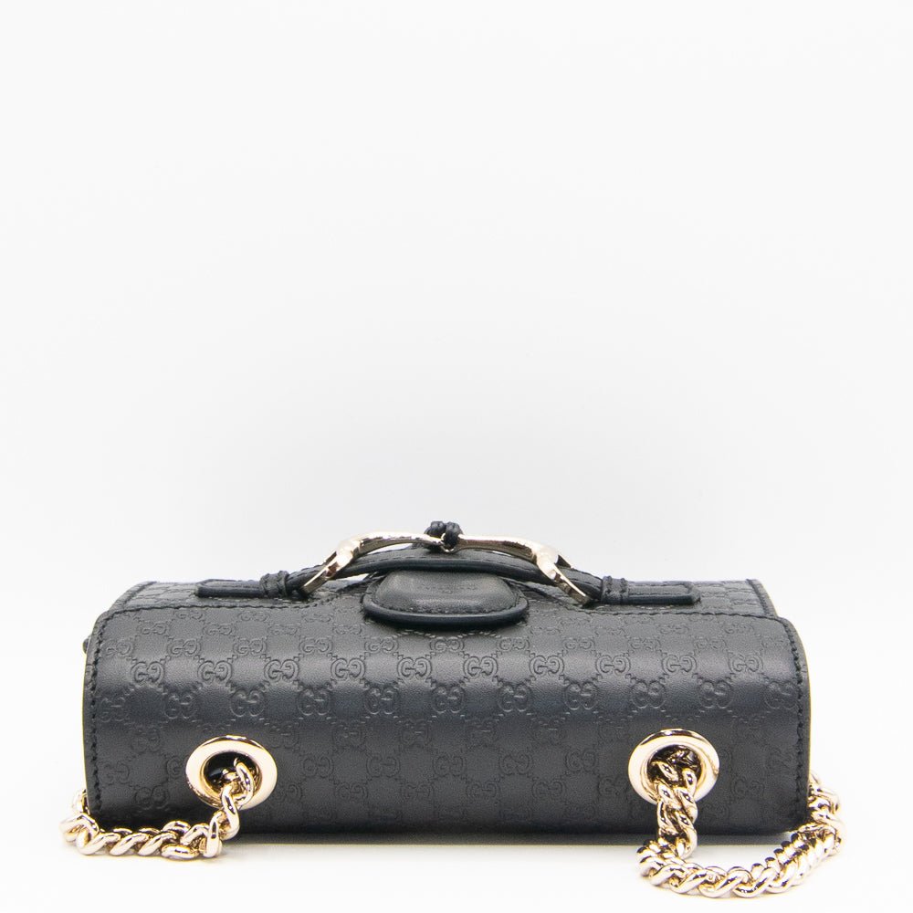 Gucci Guccissima Leather Canvas Shoulder Bag