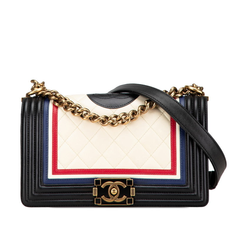 Chanel Boy Chanel MatelassÃ© Lambskin Shoulder Bag