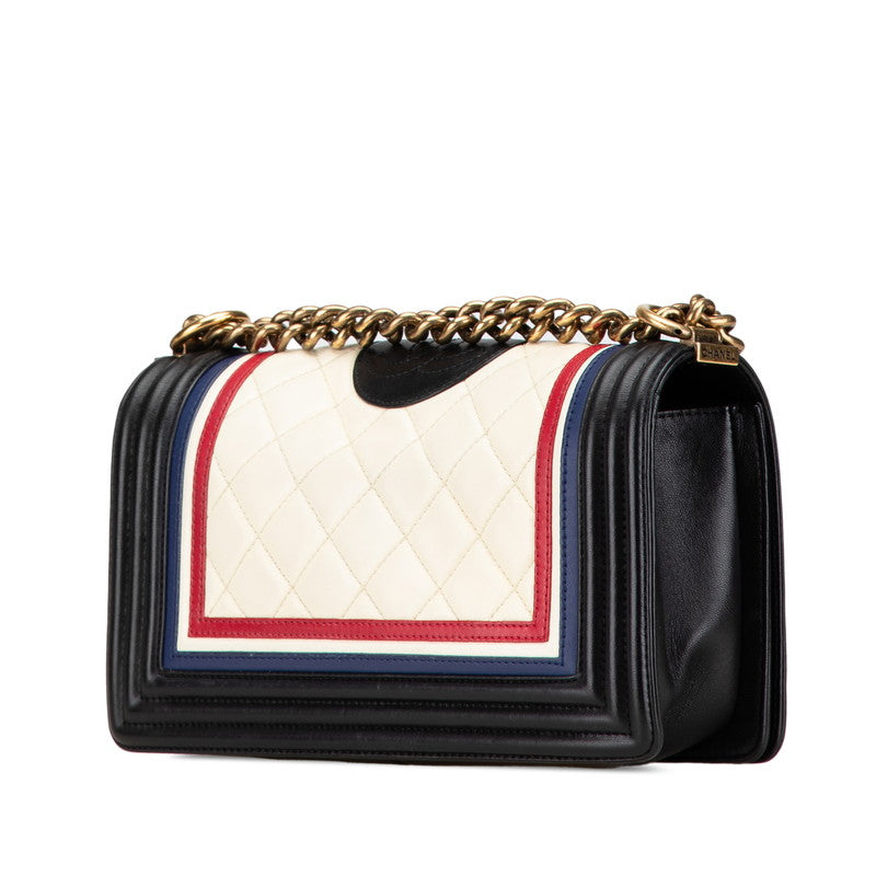 Chanel Boy Chanel MatelassÃ© Lambskin Shoulder Bag