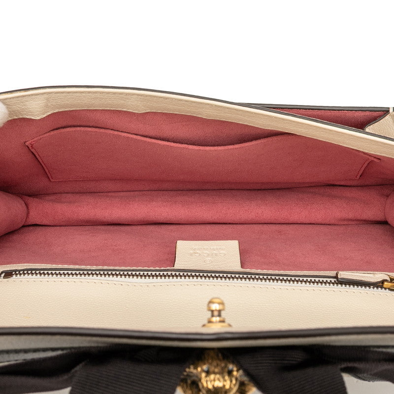 Gucci Ribbon Tiger Leather 2way Bag