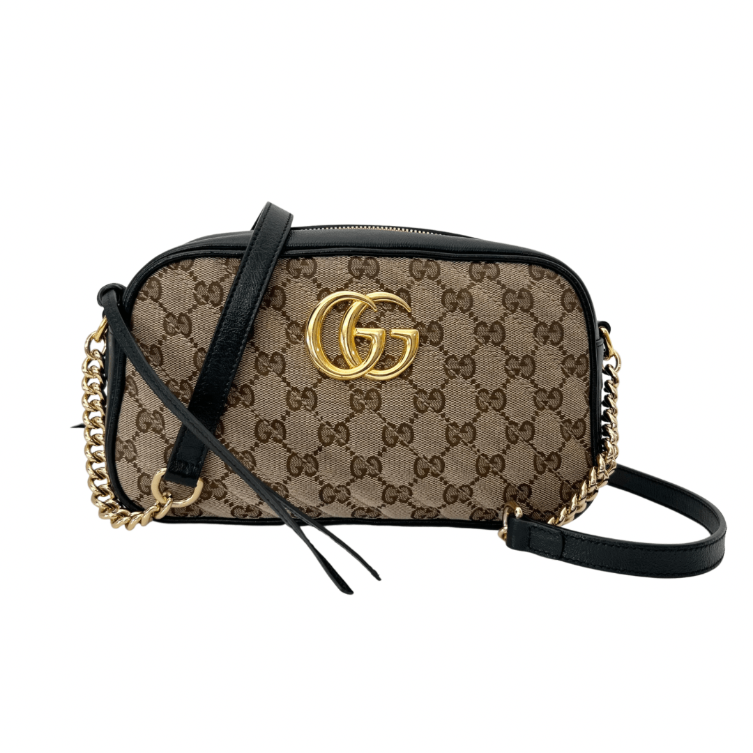 Gucci Monogram Chain Leather Tote