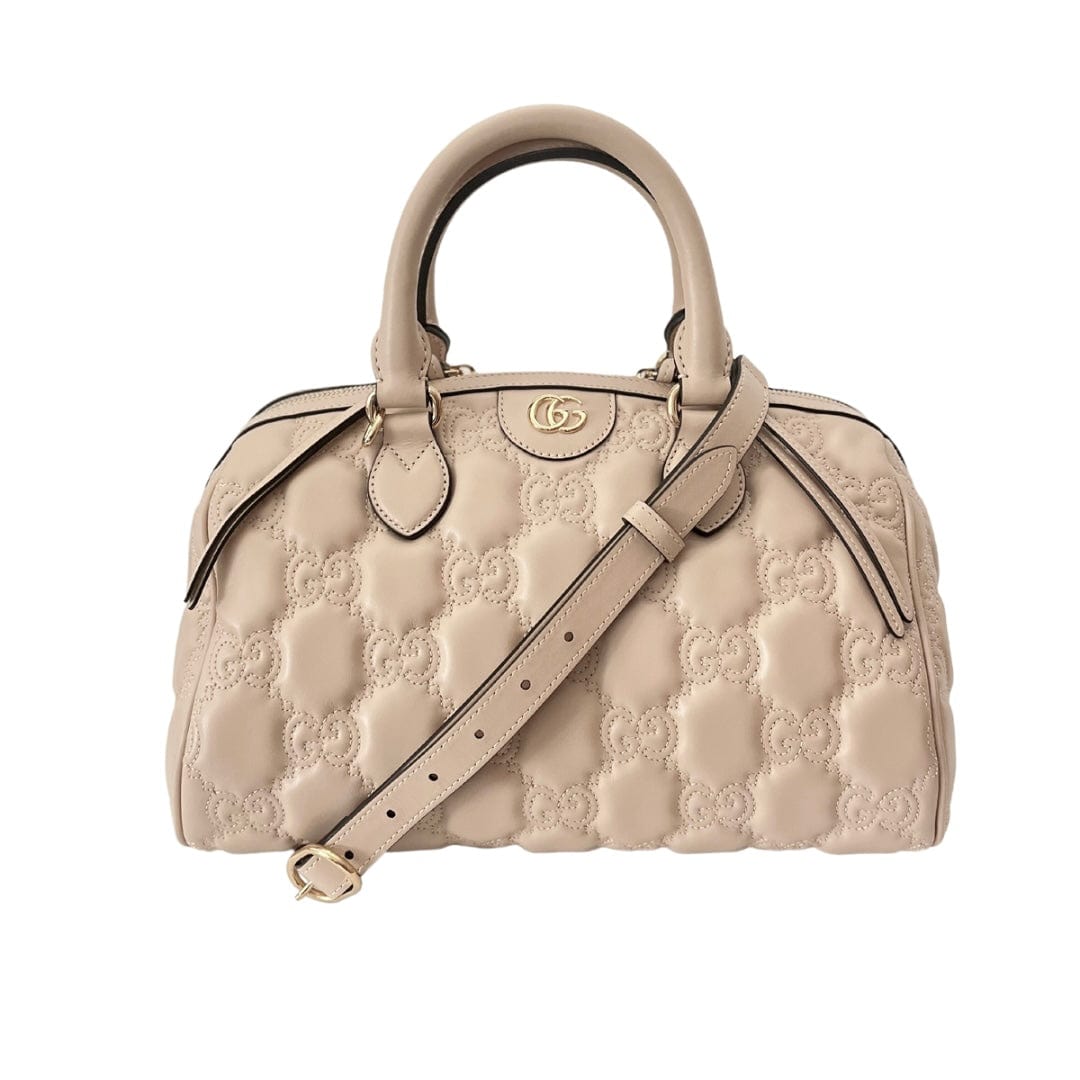 Gucci Monogram Leather Canvas Crossbody