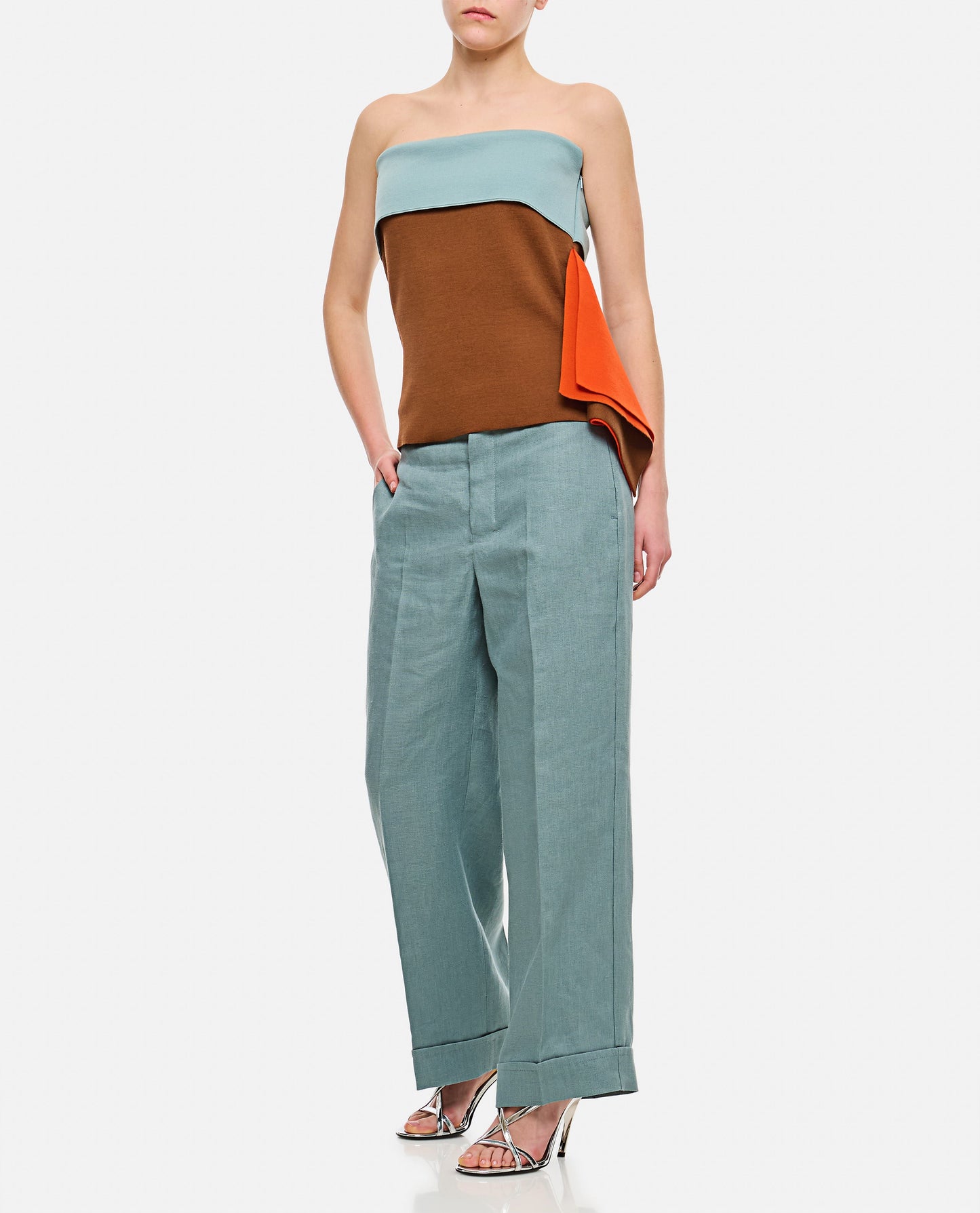 Fendi Women Strapless Top