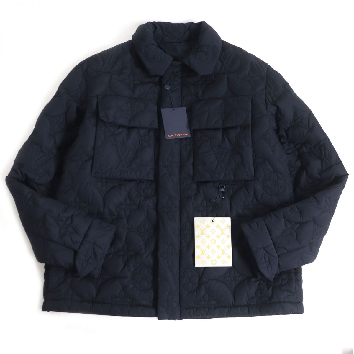 LOUIS VUITTON Blouson Main: 100% nylon, Filling: 100% polyester Navy mens 54
