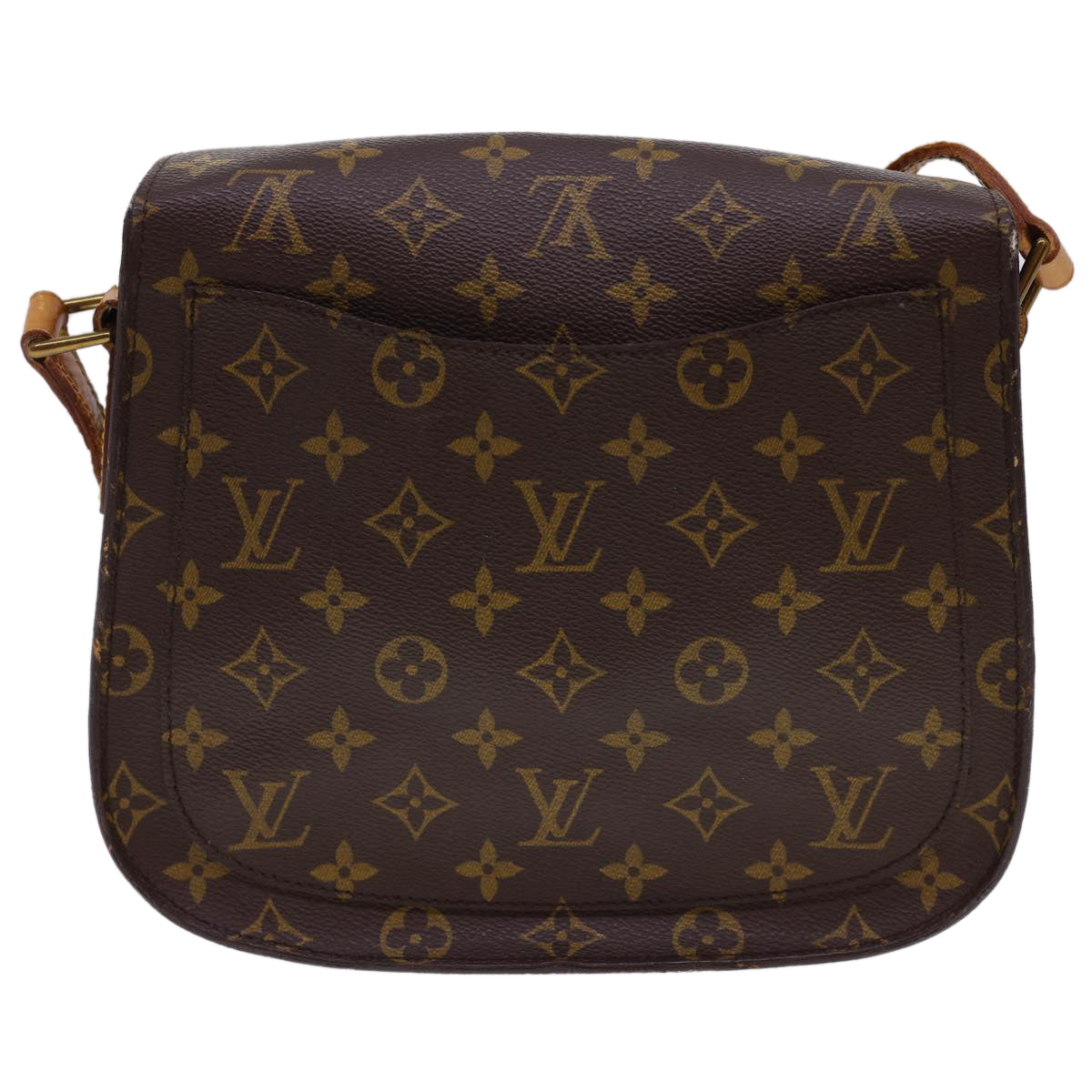 LOUIS VUITTON Monogram Saint Cloud GM Shoulder Bag M51242 LV tb619