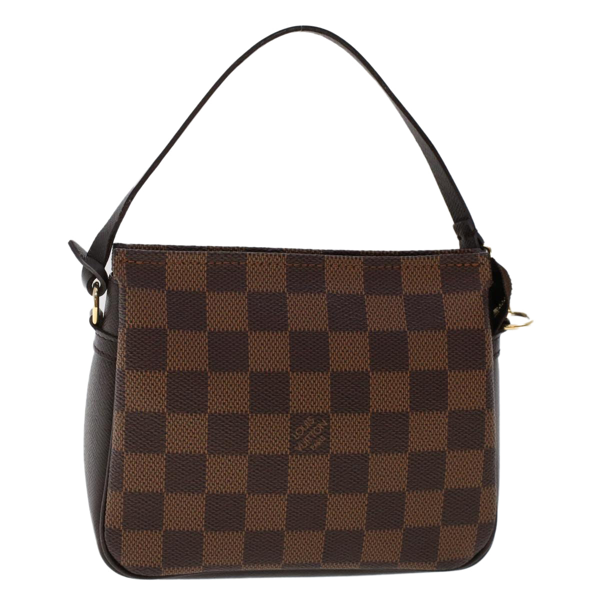 LOUIS VUITTON Damier Ebene Trousse Makeup Pouch LV Auth tb801