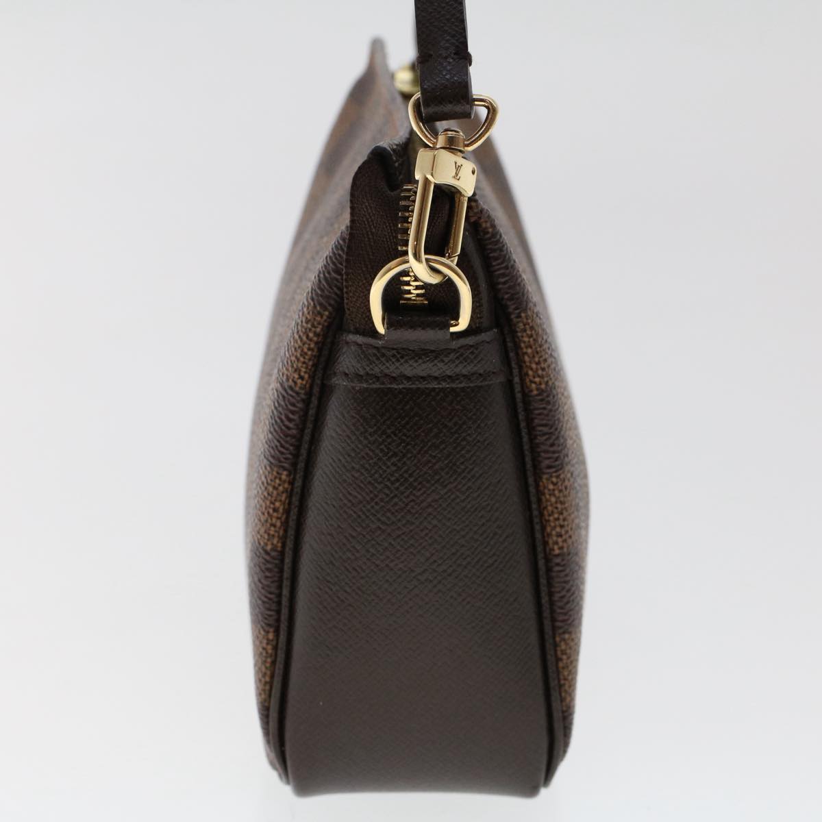 LOUIS VUITTON Damier Ebene Trousse Makeup Pouch LV Auth tb801
