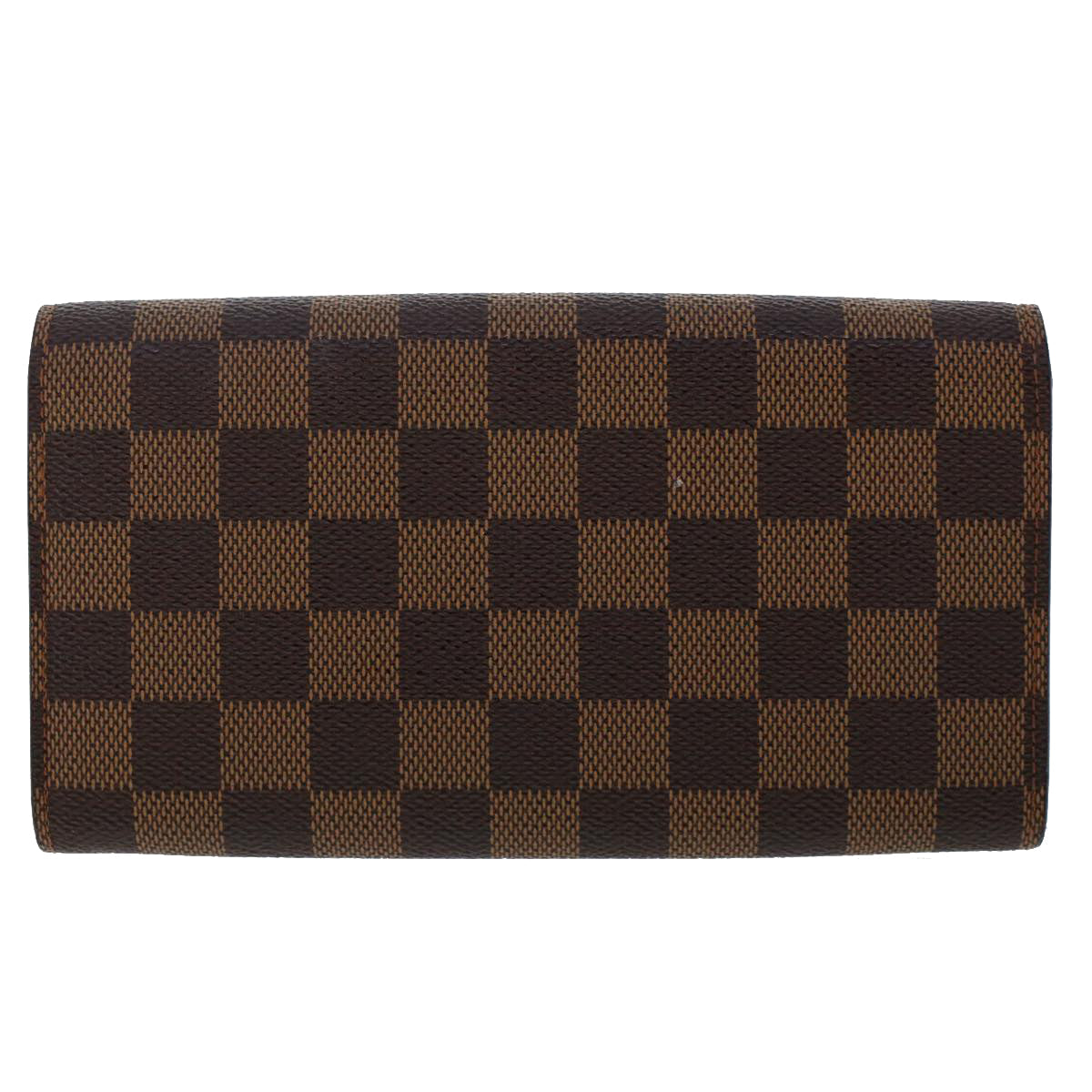 LOUIS VUITTON Damier Ebene Pochette Porte Monnaie Credit LV Auth tb814 Clutch