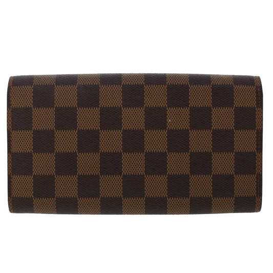 LOUIS VUITTON Damier Ebene Pochette Porte Monnaie Credit LV Auth tb814 Clutch
