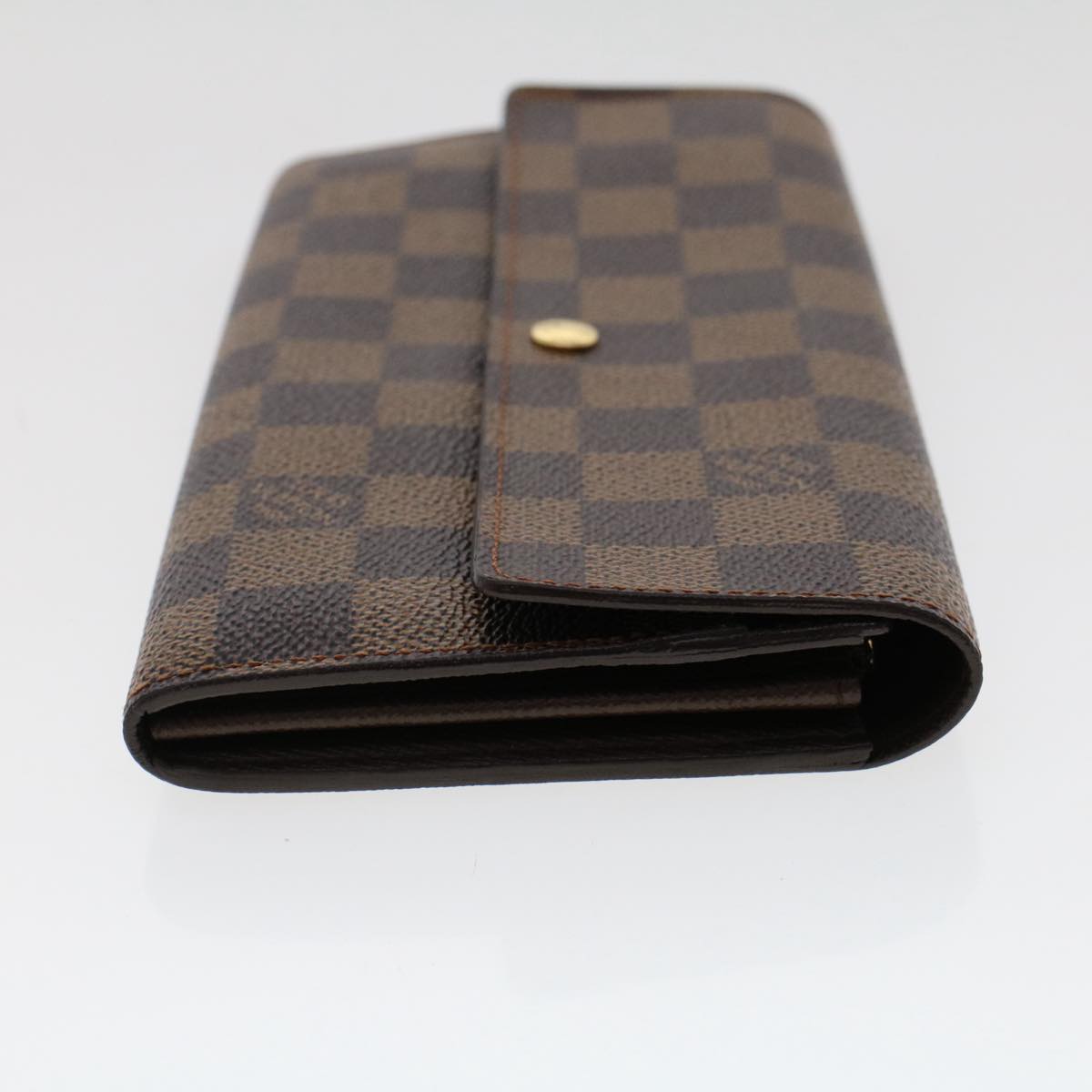 LOUIS VUITTON Damier Ebene Pochette Porte Monnaie Credit LV Auth tb814 Clutch