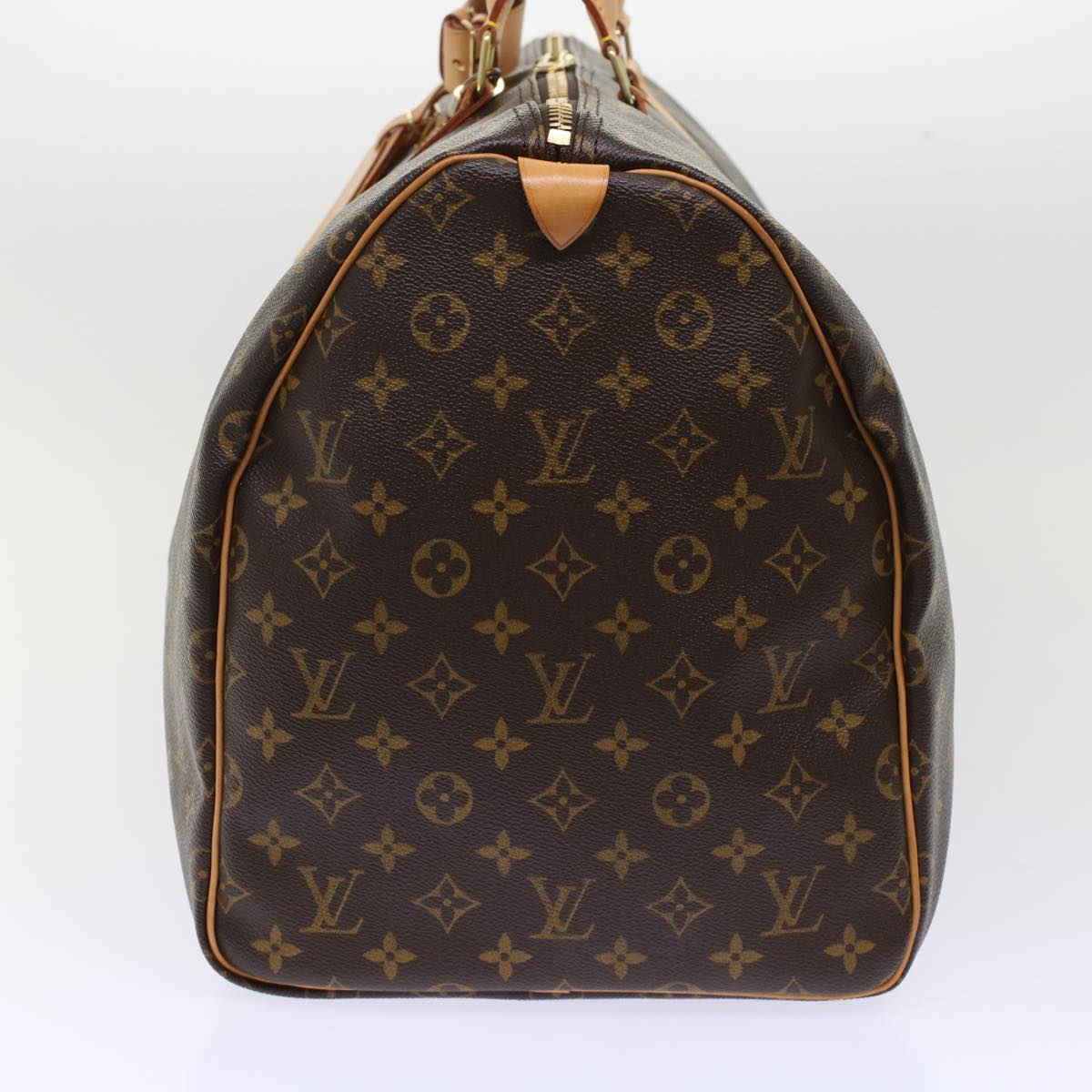 LOUIS VUITTON Monogram Keepall 55 Boston Bag LV Auth tb819