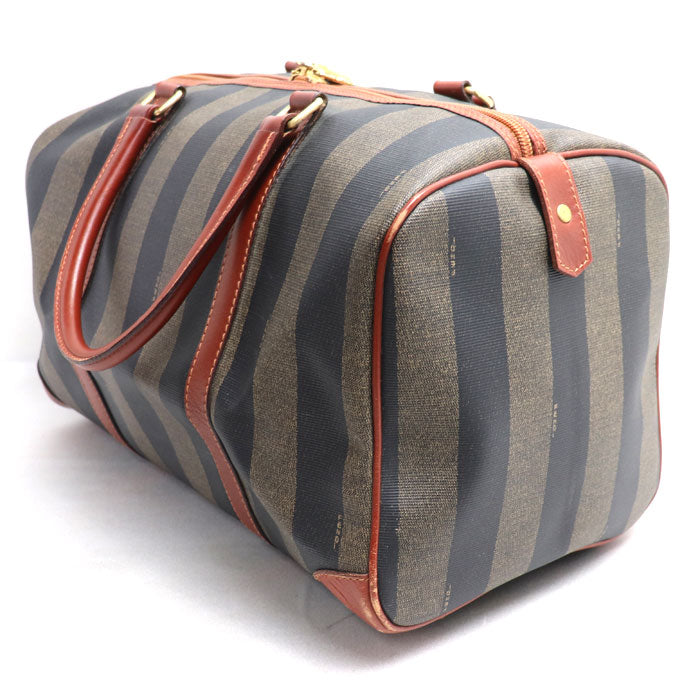 Fendi Pequin PVC Boston Bag