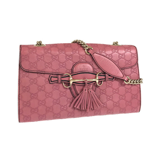 Gucci Chain Leather Shoulder Bag