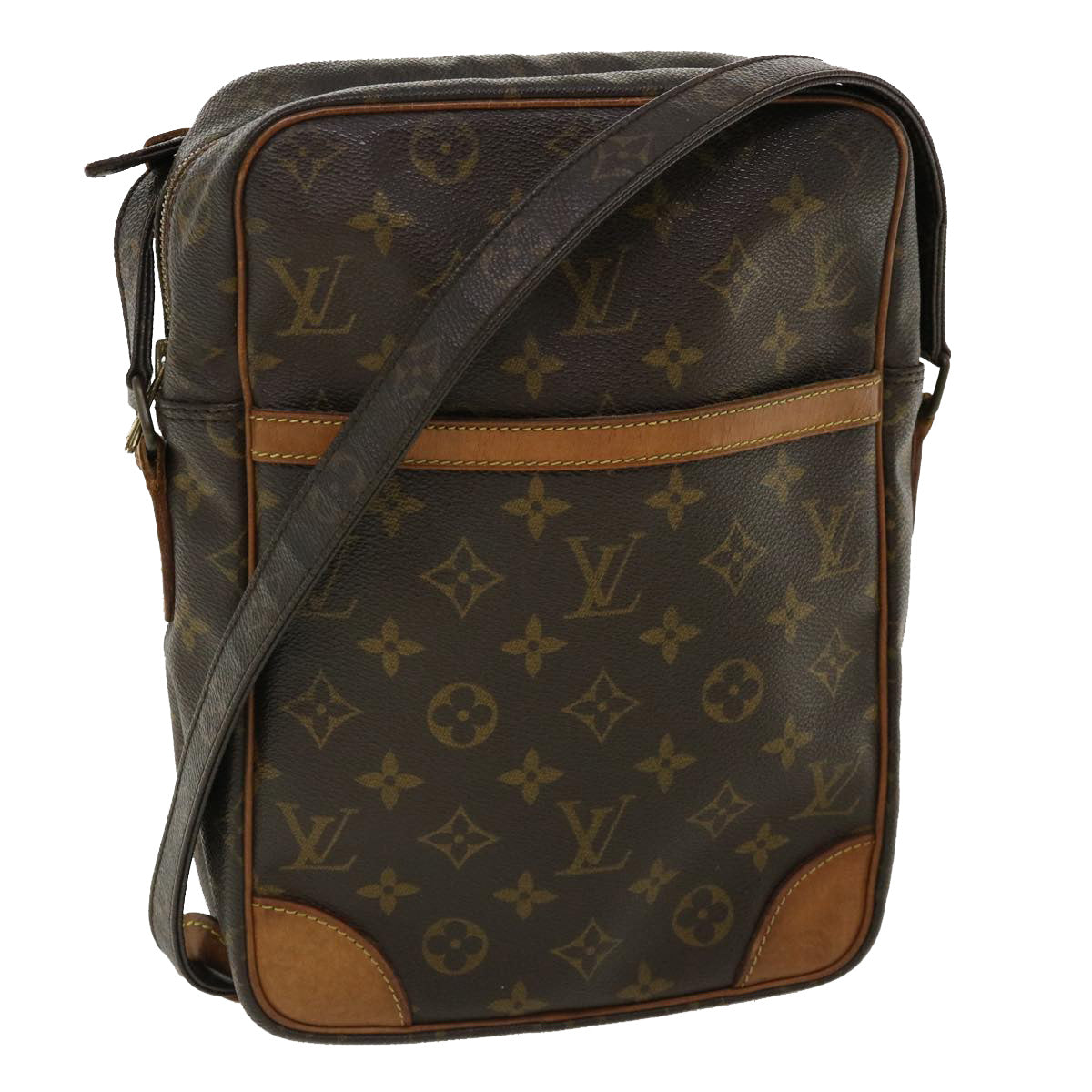 LOUIS VUITTON Monogram DanubeMM Shoulder Bag M45264 LV Auth th3257
