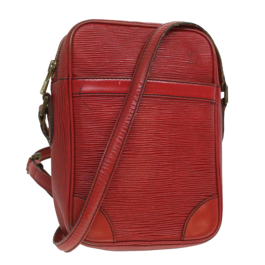 LOUIS VUITTON Epi Danube Shoulder Bag Red M45637 LV Auth th3362