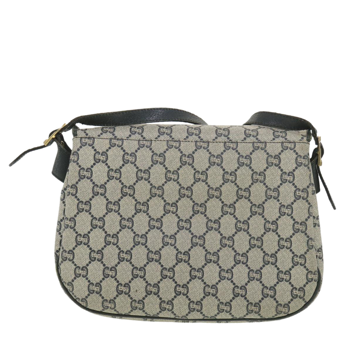 Gucci Leather Canvas Shoulder Bag