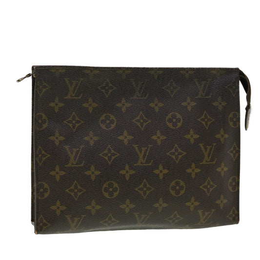 LOUIS VUITTON Monogram Poche Toilette 26 Pouch M47542 LV Auth th3581