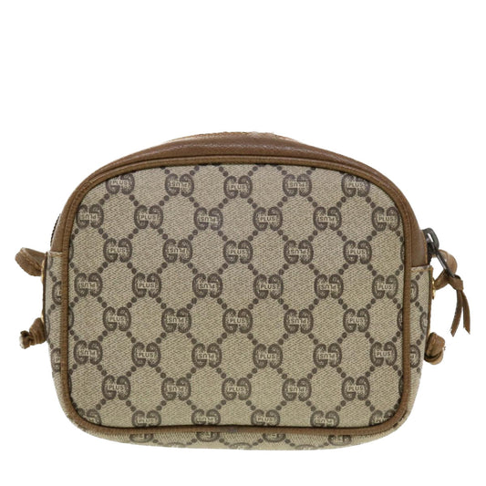 Gucci Leather Canvas Shoulder Bag