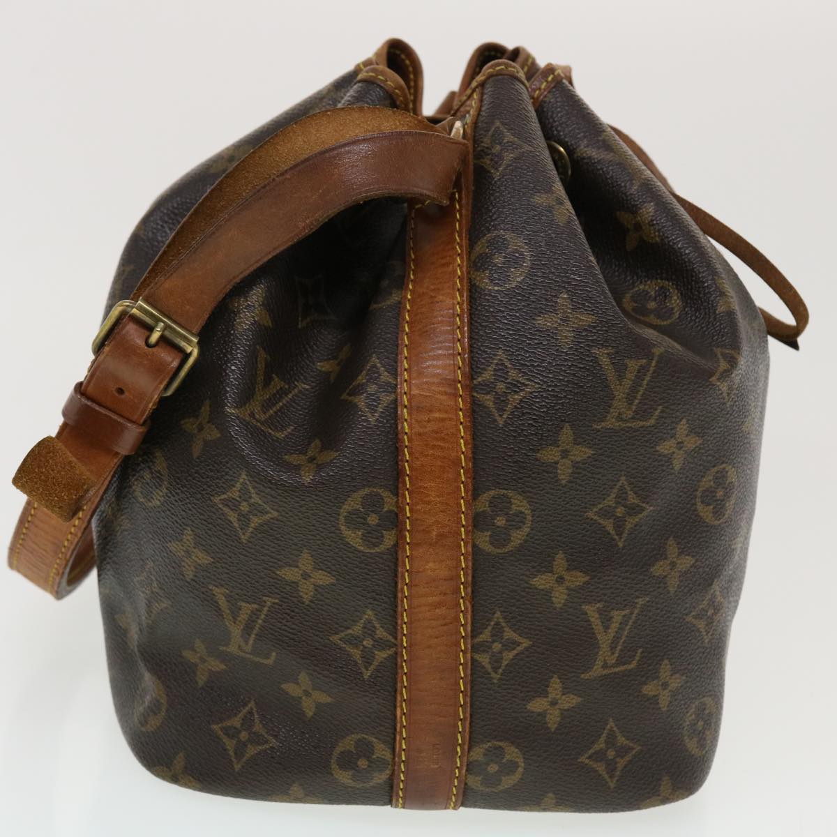 LOUIS VUITTON Monogram Petit Noe Shoulder Bag M42226 LV Auth th3703