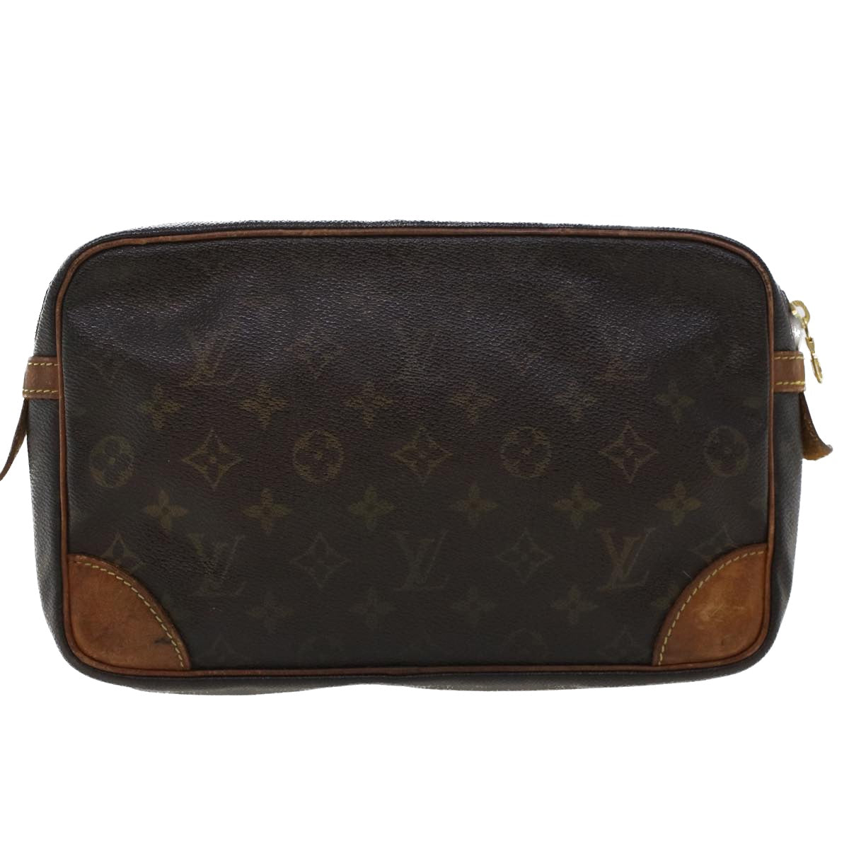 LOUIS VUITTON Monogram Compiegne 28 Clutch Bag LV th3706