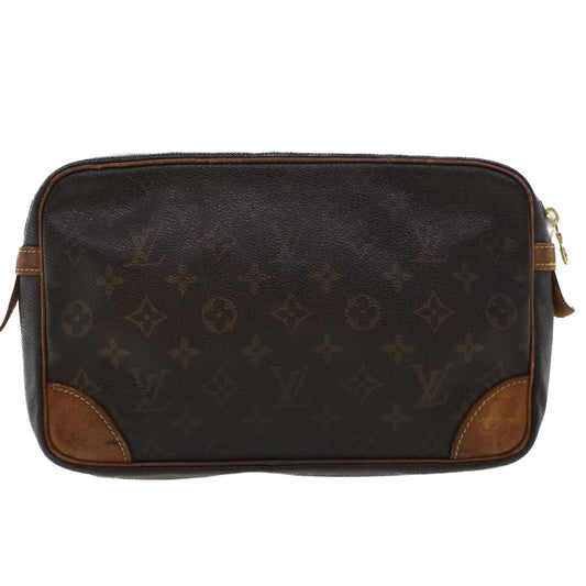 LOUIS VUITTON Monogram Compiegne 28 Clutch Bag LV th3706