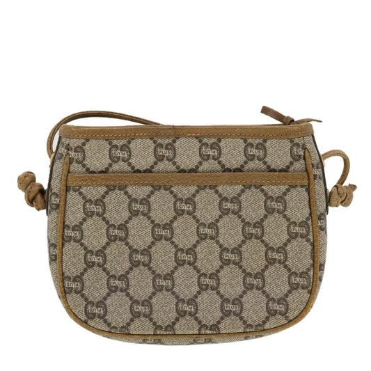 Gucci Leather Canvas Shoulder Bag