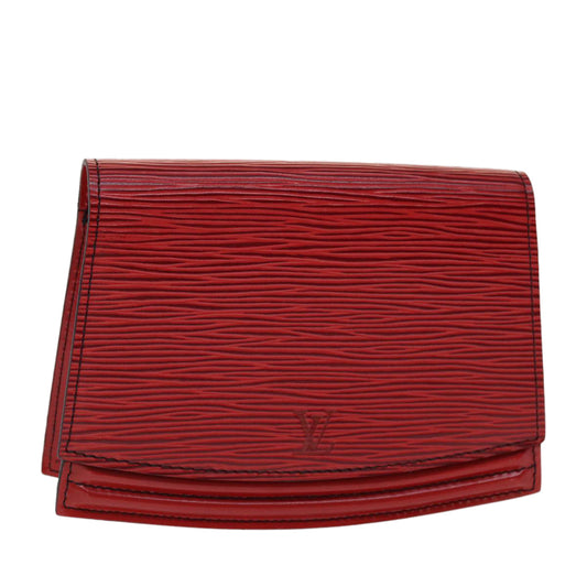 LOUIS VUITTON Epi Pochette Tillsit Waist Bag Red M52607 LV th3847