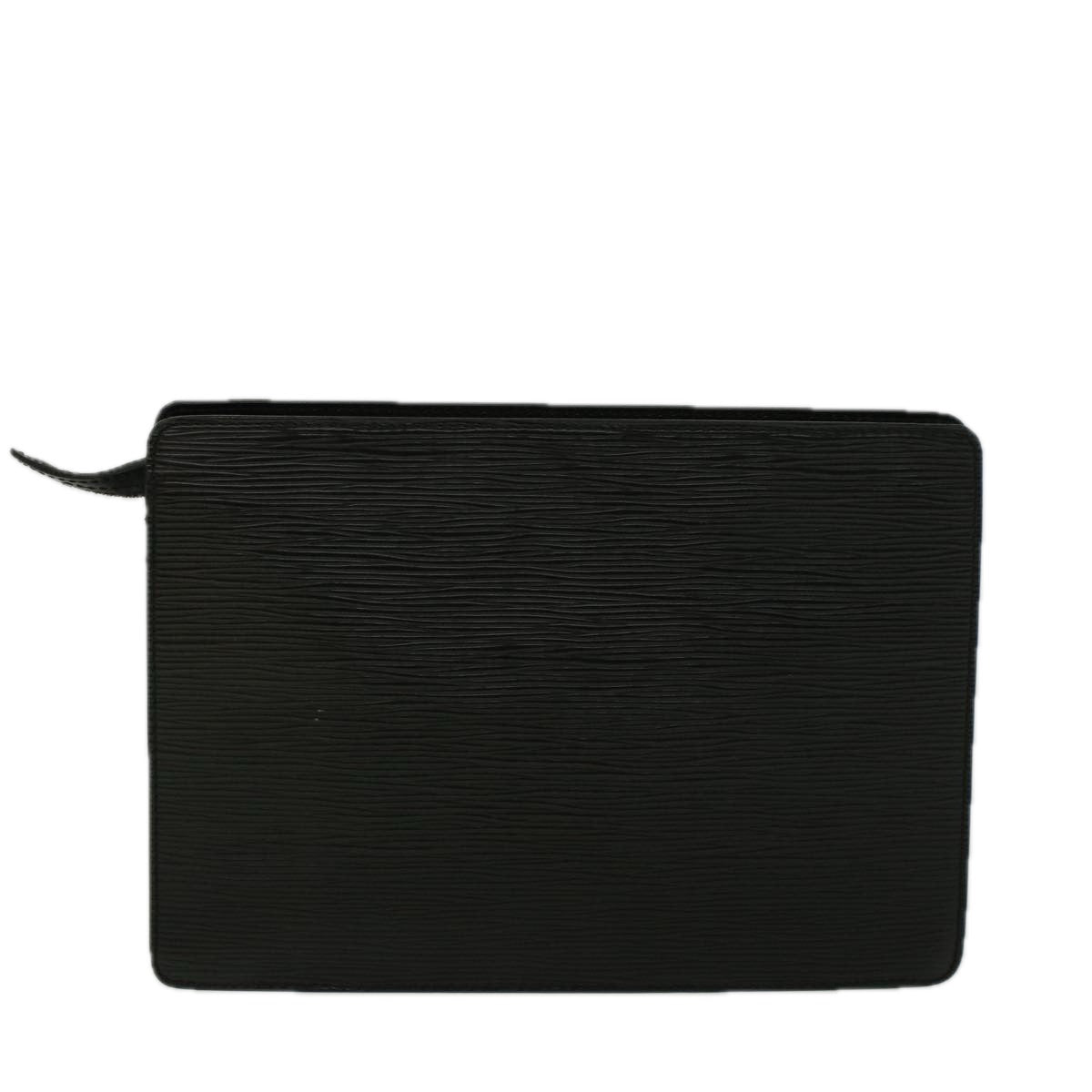 LOUIS VUITTON Epi Pochette Homme Clutch Bag Black M52522 LV Auth th4161